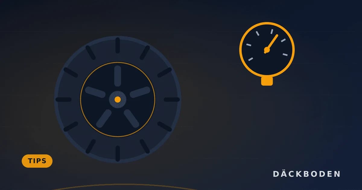TPMS – varför däcktryckslampan lyser och vad du gör