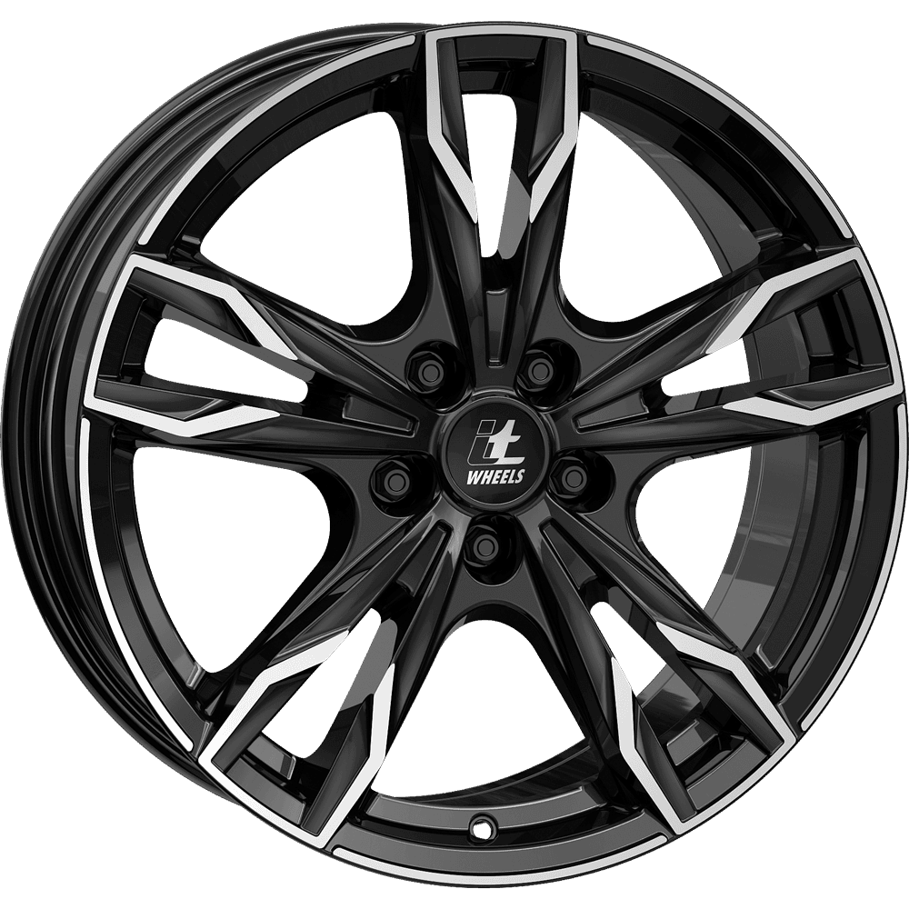 7,5X19 IT Wheels Gina Black/Pol 5/112 ET39 CH57,1