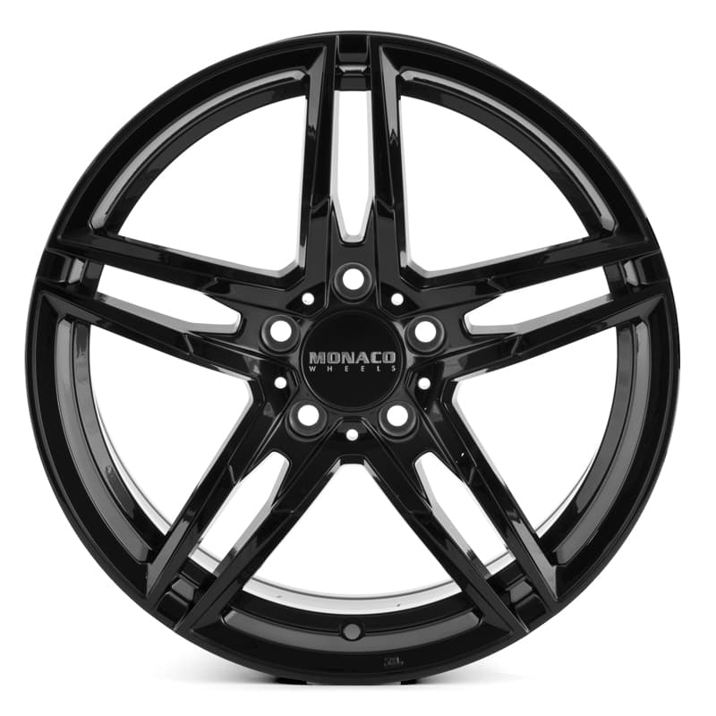 MONACO WHEELS 7.5X17 MONACO GP1 BLACK 5/120 ET35 CH72.6 - 7/5R17