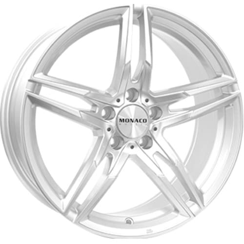 MONACO WHEELS 7.5X17 MONACO GP1 SILVER 5/120 ET35 CH72.6 - 7/5R17