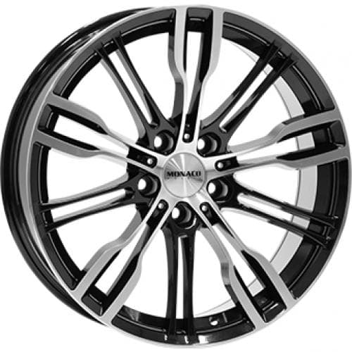MONACO WHEELS 9.0X19 MONACO GP8 BLK/POL 5/120 ET20 CH72.6 - 9/5R19