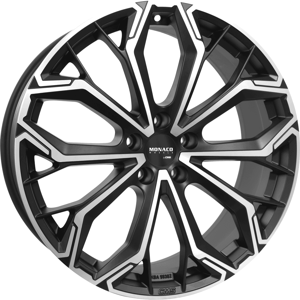 CMS 8,0X19 MONACO WHEELS GPC17 M BLK POL 5/108 ET45 67,1 - 8/5R19