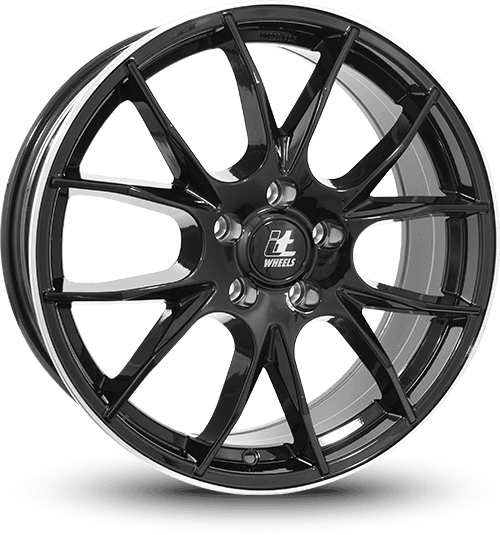 6,5X16 IT WHEELS KIRA Blk Lip Pol 4/100 ET40 CH63,3