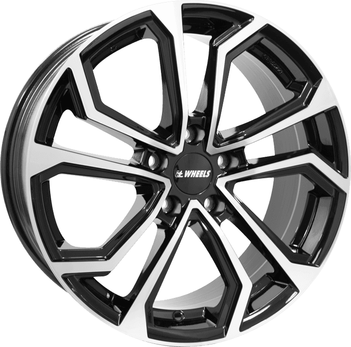6,5X16 IT WHEELS ELLA BLK/POL 5/112 ET45 CH66,5