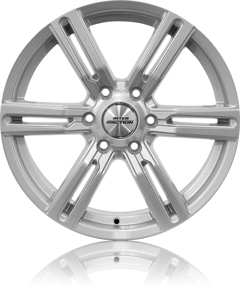 INTER ACTION 7,0X16 6−SP 6/130 ET50 CH84,1 IA KARGIN Silver - 7/6R16